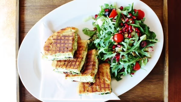 Vegan Pitanini with Salad